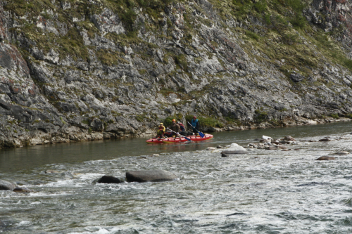 The Kozhim River is very popular among  water tourists